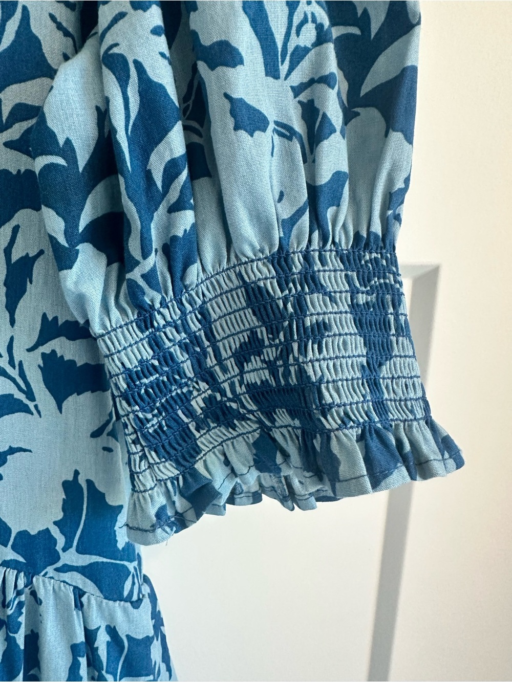 Tnuck - Blue Floral Tiered Dress - Picture 3 of 5
